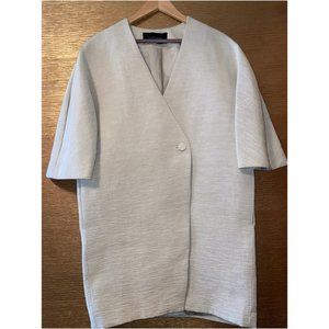 Thakoon White Abstract Jacket Coat